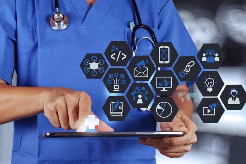 Digital healthcare tools and communication systems.