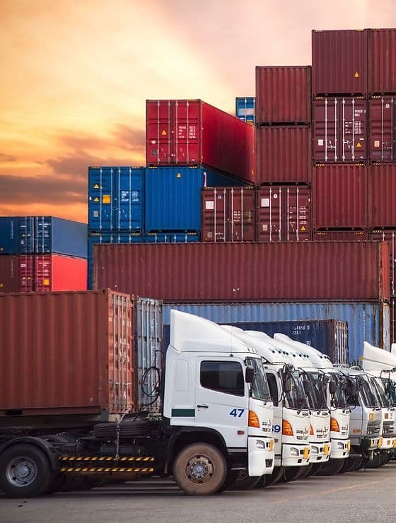 Transport and logistics dispatch network dashboard
